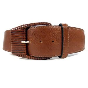 Vintage Axcess Wide‎ Italian Leather Belt M